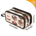 thumbnail image 4 of FORMRS Pencil Case with 3 Compartments Zipper Pouch, Elementary School Level and up, Cute Chocolate Cakes, 4 of 8
