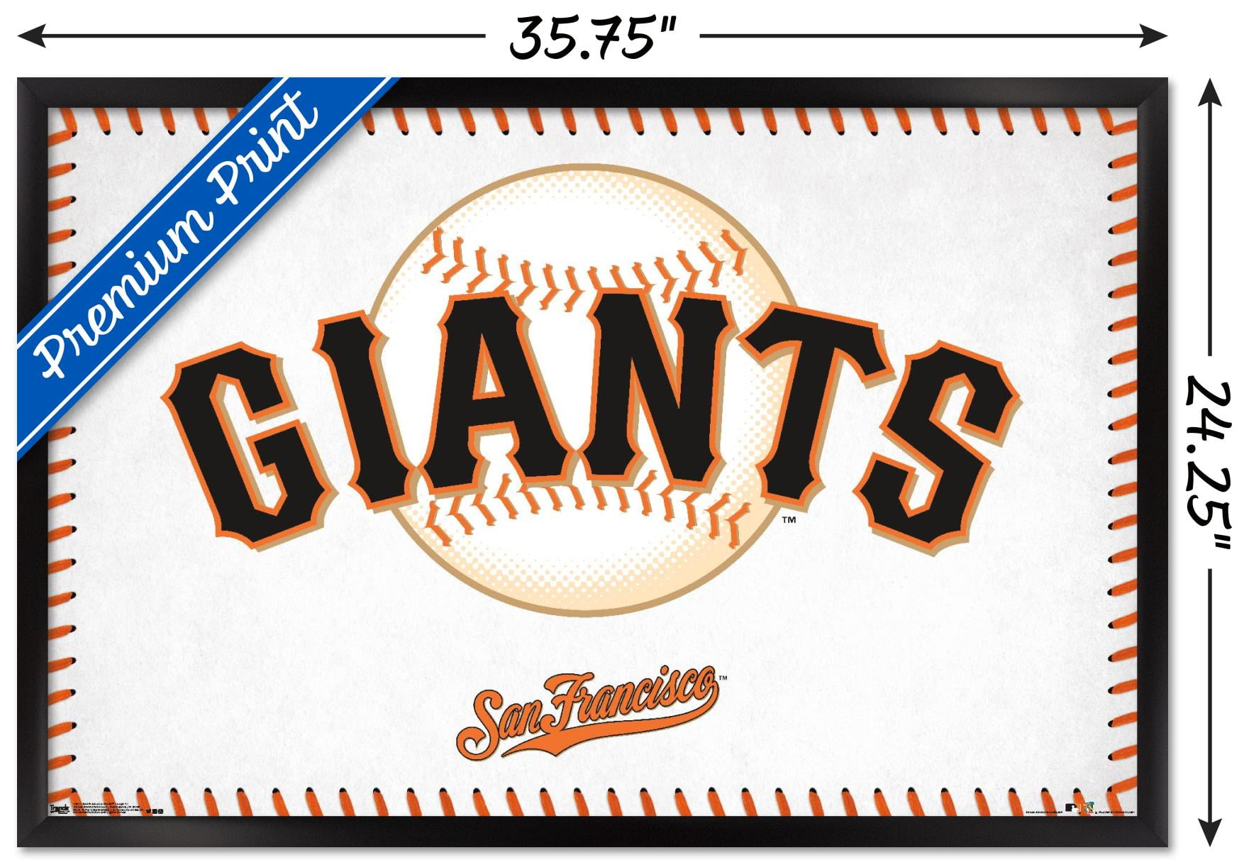 MLB San Francisco Giants - Logo 17 Wall Poster with Push Pins, 14.725 x  22.375