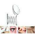 thumbnail image 3 of Elegant Magnifying Vanity Mirror, Retractable Bathroom Mirror 360 Degree Swivel, With Space Saving Design And Extendable Arm For Bathroom, Guest Toilet, Hotel (Chrome Finish), 3 of 8