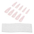 thumbnail image 2 of Uñas postizas para mujer, 10 piezas de color puro, uñas postizas con estilo, innovación moderna, 2 of 12