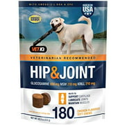 Angle View: VETIQ Vet Recommended Hip and Joint Supplement for Dogs, Chicken Flavored Soft Chews