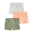 thumbnail image 1 of Pantalones cortos Simple Joys de Carter's Girls, paquete de 3, verdes, 8 años, 1 of 2