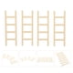 thumbnail image 2 of 4 Escaleras de Madera en Miniatura Decorativas, Adorables Decoraciones para Mini Casas, 2 of 8