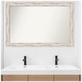 thumbnail image 3 of Amanti Art Custom Wall and Bathroom Mirror (31.25 x 47.25 in.), Alexandria White Wash Frame, 3 of 7