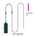 thumbnail image 4 of Tira de luces de neón MaxLax EL Wire, color morado, 10 m, con paquete de baterías, 4 of 7