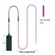 thumbnail image 4 of Tira de luces de neón MaxLax EL Wire, color morado, 10 m, con paquete de baterías, 4 of 7