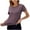 Purple, variant on Timegard Womens Summer Tops Crewneck Short Sleeve Fitting Casual Workout Running Tee Shirts Solid Color