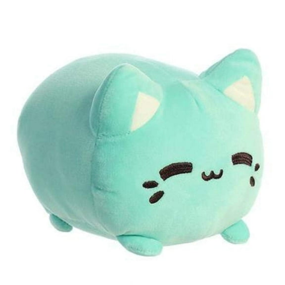 Aurora - Small Mint Tasty Peach - 7" Mint Meowchi - Enchanting Stuffed Animal