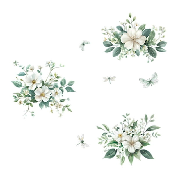 Pegatina de pared con diseño de mariposa y libélula, ideal para decorar el hogar, manualidades y decoración, para habitación infantil, puerta de