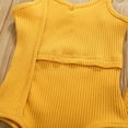 thumbnail image 6 of Fesfesfes Toddler Kids Baby Girls Solid Ribbed Suspender Vest Flared Pants Outfits Set, 6 of 8
