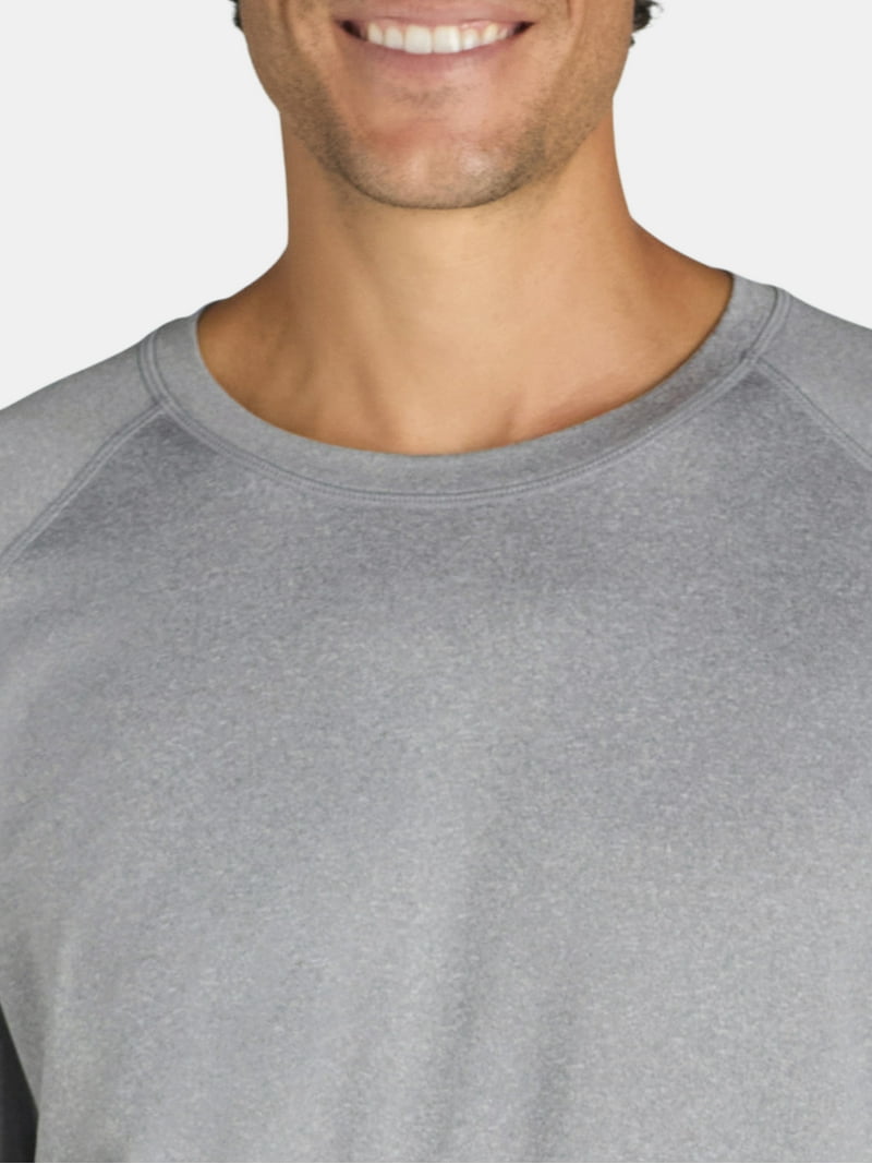 George Men's Long Sleeve Rash Guard Swim Shirt UPF 50+ Quick Dry