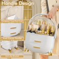thumbnail image 4 of Organizador de maquillaje NestOrganix Skincare Cosmetic Display, blanco, 4 of 6