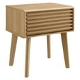thumbnail image 1 of Modway Render Modern Wood and Particleboard End Table in Oak, 1 of 9