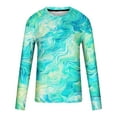 thumbnail image 5 of Awdenio Men's Sweatshirts Tie Dye Print Graphic T Shirt Long Sleeve Spring T-Shirt Novelty Casual Tee, 5 of 5