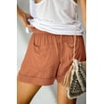 thumbnail image 5 of KISSMODA Women Casual Shorts Elastic Waist Drawstring Shorts With Pockets High Waisted Shorts For Women, 5 of 7