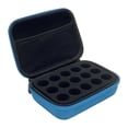 thumbnail image 1 of Estuche de viaje para insulina, bolsa refrigerante con cremallera, protector portátil, organizador de viales de insulina, estuche de almacenamiento para viajes. Azul 15 ranuras, 1 of 8