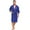 Cobalt Blue, variant on Mens Robes 100% Cotton Lightweight Kimono Bathrobe Soft Robe ShorttSleeve Sleepwear Soft Robe with Pockets Spa Robes for Men (Cobalt Blue,M)