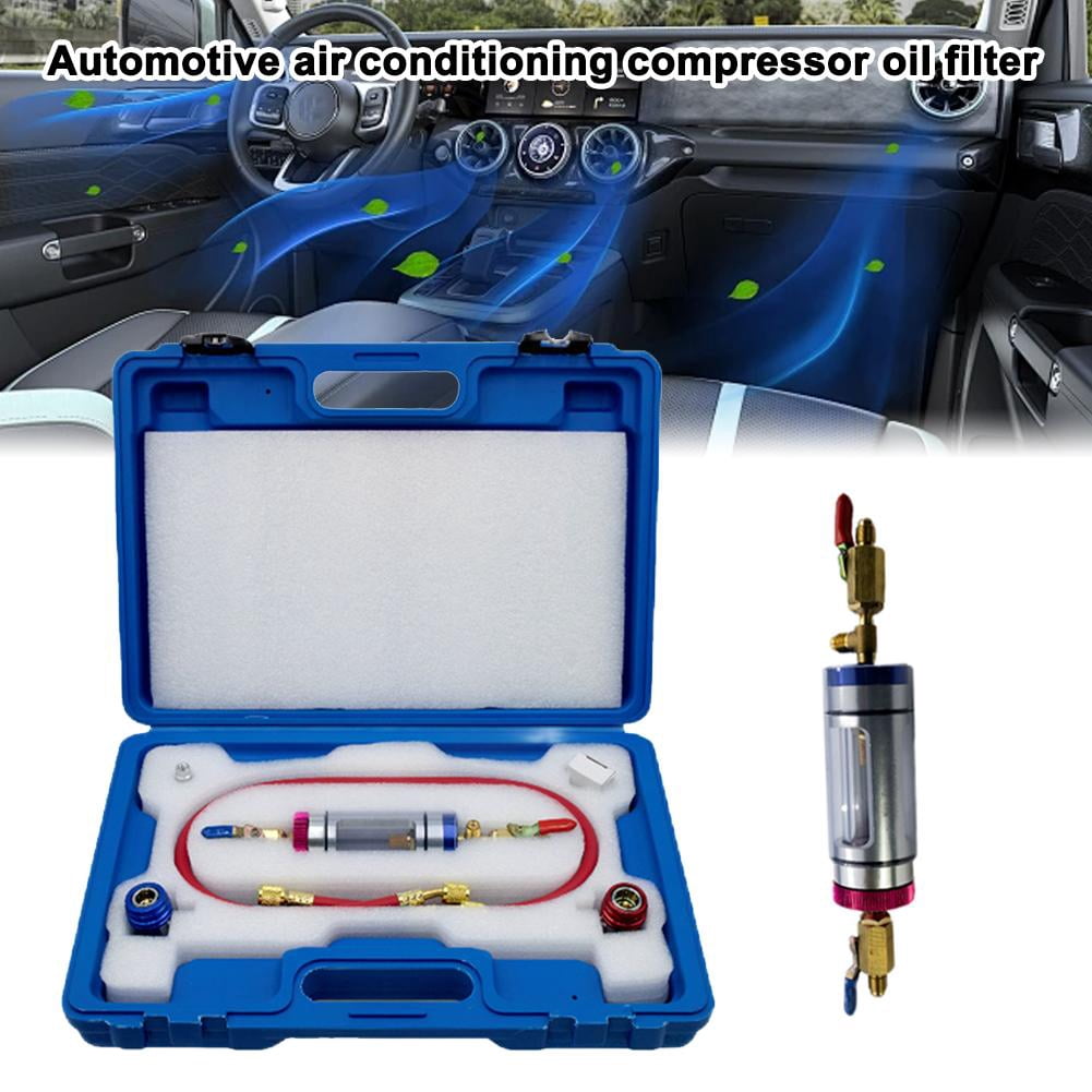 Automotive Conditioning Refrigerant Oil Analyzer, 2025 New Car A/C System Compressor Oil Filter Test Tool, Auto Aircon Oilss Checker, Refrigeration Oils Regulator