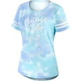 thumbnail image 2 of Women's Majestic Light Blue Chicago Cubs Hustle and Win Scoop Neck T-Shirt, 2 of 3
