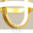 thumbnail image 3 of Lámpara colgante de estilo nórdico, accesorio de iluminación colgante, accesorio colgante interior para cafetería, , hogar, decoración de Dorado Colco Colgante de luz, 3 of 8