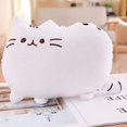 thumbnail image 1 of Almohada de peluche de gato Kawaii, cojín de gatito, muñeco de peluche, juguetes de regalo de vacaciones para niños, 1 of 2