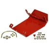 Rancho RS6222 Differential Glide Plate; Red; Steel; High Pinion; For Front Differential; Red Kit;