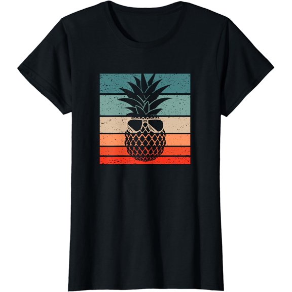 Pineapple Retro Style Vintage T-Shirt