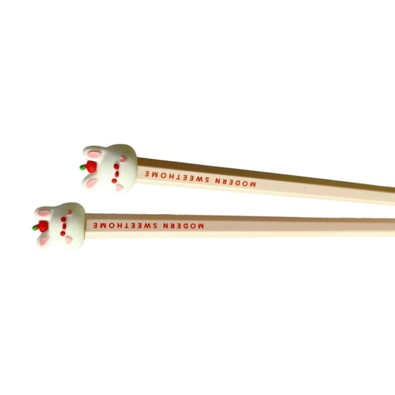 lanema Hygienic Alloy Chopsticks Family Dining Utensils Cartoon Pattern Kids Friendly