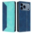 thumbnail image 1 of Funda FOXDOCK para iPhone 17 Pro de Cuero Premium Bicolor con Ranuras RFID, Carcasa Tipo Billetera Antigolpes y Soporte Plegable, 1 of 6