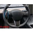 thumbnail image 1 of Anillo de contrapeso del volante Yashi Tesla modelo 2017-2022 3/Y negro, 1 of 5