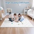 thumbnail image 5 of PIGLOG Baby Play Mat, 72" x 48" Extra Large Interlocking Foam Tiles, 6-Piece Waterproof Floor Mat for Crawling & Tummy Time, Non-Slip, Easy to Clean - Arrow Pattern for Nursery & Playroom, 5 of 9