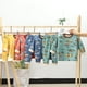 thumbnail image 3 of Conjunto de ropa interior con forro polar para niños Otoño e invierno Ropa y pantalones de manga larga de otoño Ropa de hogar gruesa y cálida para niños y niñas de tamaño pequeño y mediano, 3 of 6