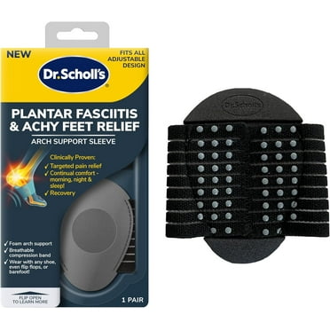 Dr Scholl's Plantar Fasciitis and Achy Feet Relief Arch Support Sleeve​