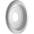 thumbnail image 4 of Ekena Millwork 13"OD x 3 1/2"ID x 1 1/4"P Traditional Thermoformed PVC Ceiling Medallion (Fits Canopies up to 7 1/2"), UltraCover Satin Blossom White, 4 of 10