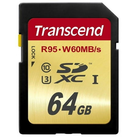 Transcend Ultimate - Flash memory card - 64 GB - UHS Class 3 - SDXC UHS-I