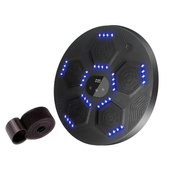 Boxing Machine Household Kids Adults Adjustable Music Boxing Machine Wall Target Black without Gloves