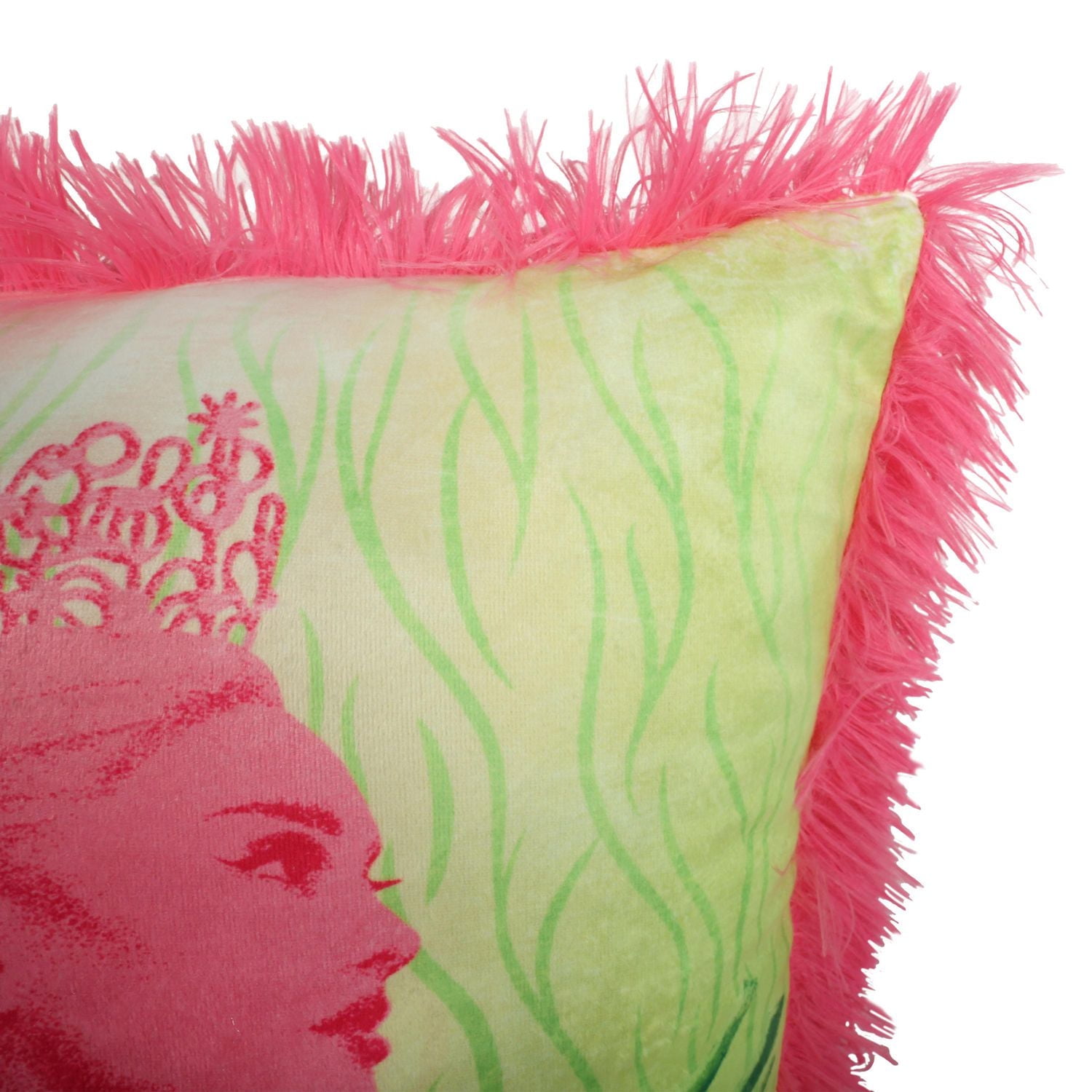 Wicked Movie Kids Funky Fur Pillow, 18” x 18”