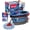 RinseClean + Lavender PACS, variant on Microfiber Spin Mop & Bucket Floor Cleaning System with 4 Extra Mop Head Replacements