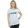 thumbnail image 2 of DC Comics Womens Aquaman Text Logo Cotton T-Shirt, 2 of 3