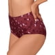 thumbnail image 3 of 3- Pack panties con refuerzo frontal Ilusión 32155 vino G, 3 of 4