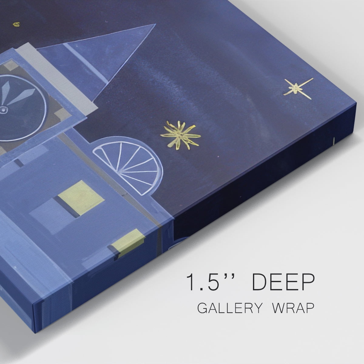 Holiday Night Collection D- Gallery Wrapped Canvas