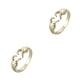 thumbnail image 4 of Guardurnaity Anillo de apertura Ajustable Boda Elegante Joyería exquisita Aleación de zinc Moda Compromiso Decoración Amistad Regalo Oro Oro 2piezas, 4 of 6