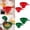 Red, variant on Canning Funnel for Kitchen Use - Two Pack - Wide Mouth Funnel, Large Canning Funnels for Filling Bottles - with Vent Ribs for Faster Flow - BPA Free