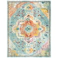 thumbnail image 2 of SAFAVIEH Crystal Debra Southwestern Area Rug, Teal/Orange, 10' x 14', 2 of 12