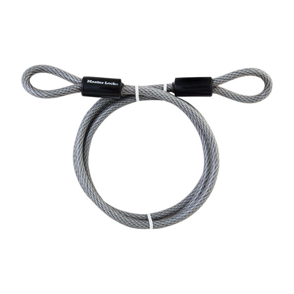 Master Lock 3/8 in. Dia. x 72 in. L Vinyl Coated Steel Flexible Braided