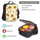 thumbnail image 5 of Disketp Watercolor Bee Honey Honeycomb Bee Mochila Estampada de Gran Capacidad con Lonchera y Estuche, Set de 3 Piezas para Estudiantes, 5 of 7