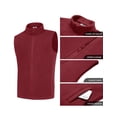 thumbnail image 6 of COOFANDY Men's Polar Fleece Vest Lightweight Sleeveless Zip Up Jacket Casual Outerwear Outdoor Golf Vests, 6 of 7