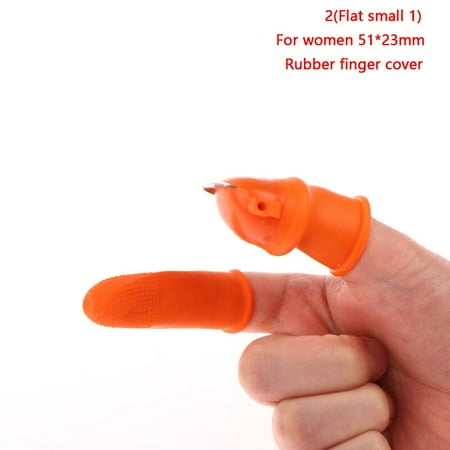 

Finger Protector Silicone Thumb Knife Protector Gears Cutting Vegetable Harvesting Knife Pinching Plant Blade Scissors Gloves