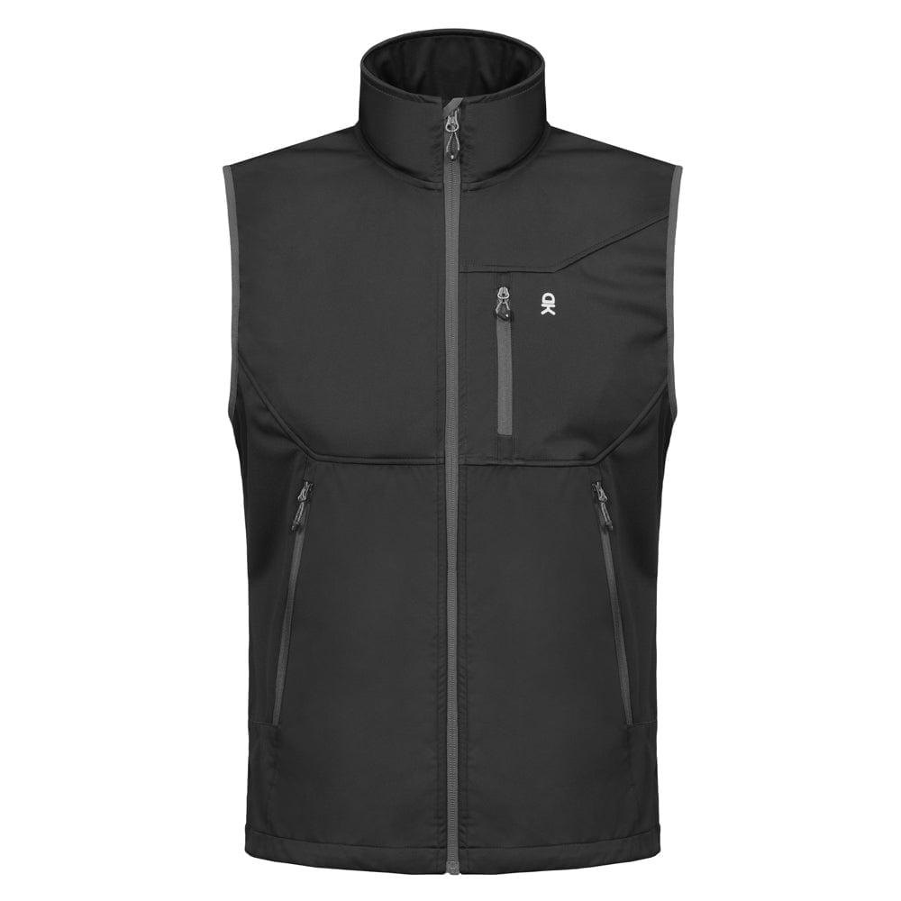 Little Donkey Andy Men's Lightweight Softshell Vest Windproof Sleeveless Jacket for Travel Hiking Running Golf Size L