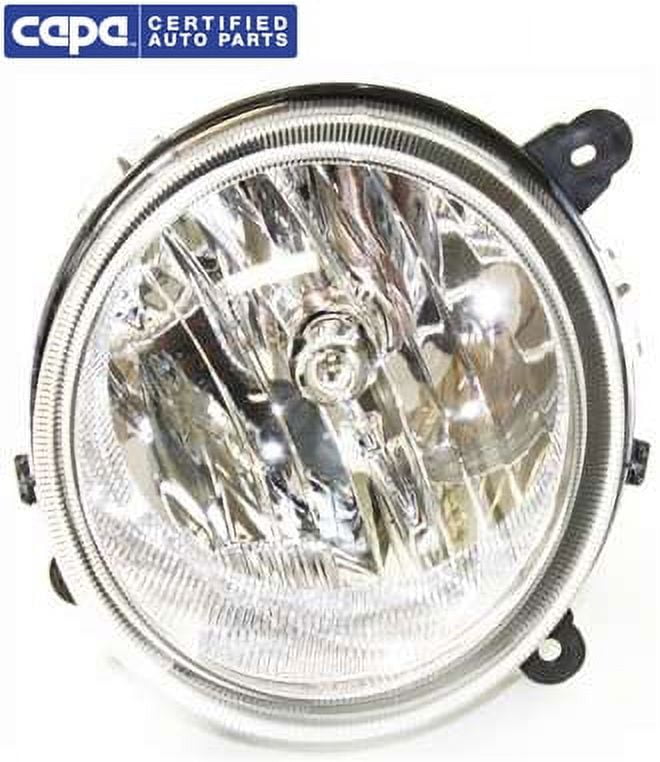 Headlight Compatible With 2007-2017 Jeep Patriot 2007-2010 Compass Left Driver Halogen With bulb(s) CAPA Certified